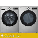 LG Laundry Bundle 5.8 cu ft. Front Load Washer and 7.4 cu ft. Electric Dryer product image 1