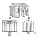 Lifetime 10 Ft. x 8 Ft. Outdoor Storage Shed product image 3