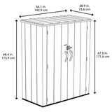 Lifetime Vertical Storage Shed with Shelves product image 7