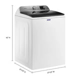 Maytag 5.5 cu ft. White Top Load Washer with Deep Fill option product image 3