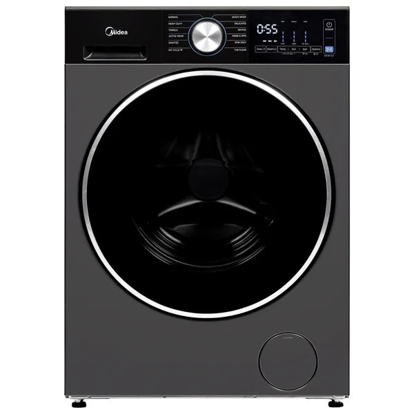 Midea 3.1 cu ft. Graphite Steel Front Load Washer with Quick Wash Option