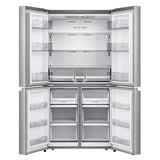 Midea 33 in. 22.8 cu ft. Stainless Steel Counter Depth Bottom Mount Refrigerator with Auto Ice Maker in Freezer product image 2