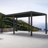 Mirador 10 ft. x 20 ft. Adjustable Louvered Aluminum Pergola product image 2