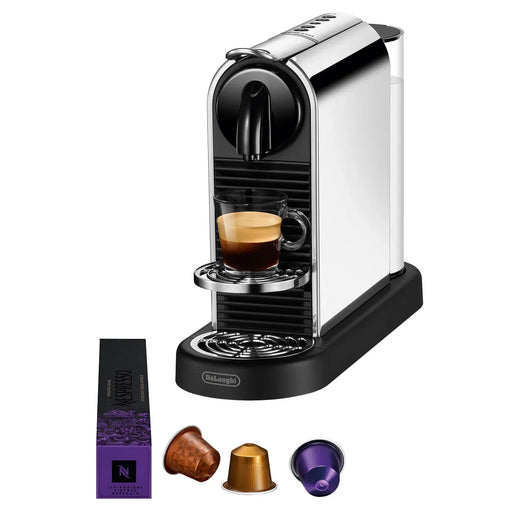 Nespresso Citiz Espresso Machine by De'Longhi, Platinum, with $30 Nespresso coffee voucher