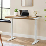 Nico Case 117 cm (46.1 in.) Height Adjustable Lift Desk, White Frame product image 2