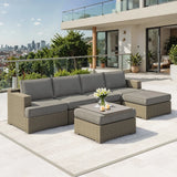 Niko Heritage 6-piece Patio Sectional Conversation Set product image 4