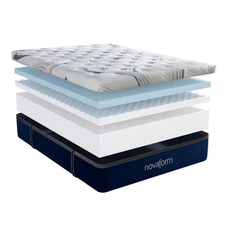Novaform ComfortGrande Plus Advanced 35.5 cm (14 in.) Gel Memory Foam King Mattress