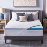 Novaform ComfortLuxe Plus Gel Memory Foam 3-inch Mattress Topper product image 1