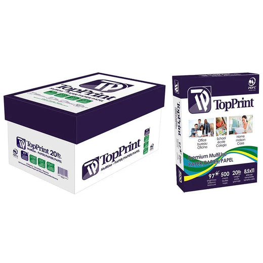 Premium Multi-use Top Print Paper, Letter, 8.5 in. x 11 in., 97 Bright, 20 lb.