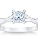 Princess Cut Diamond Solitaire Ring (0.50 ct) product image 2