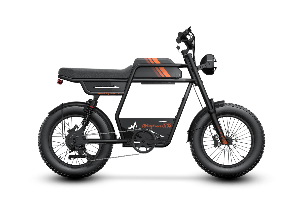 GT33 All-Terrain Cafe Racer Cargo Electric Bike product image