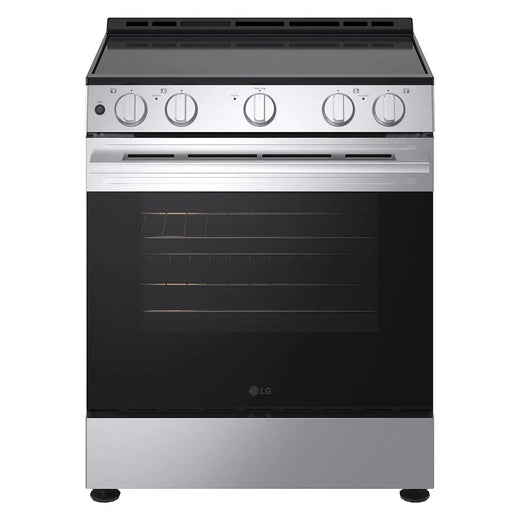 Samsung 80 Series 30 in. 6.3 cu ft. Stainless Steel Electric Slide-in Range with Air Fry and True Convection