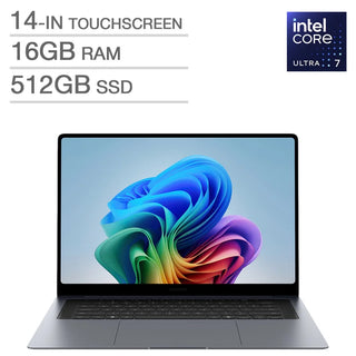 Samsung Galaxy Book6 Pro Copilot+ PC 14.0-in Touchscreen AMOLED Laptop, Intel Core Ultra 7 356H- 16GB RAM, 512 GB SSD