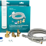 Smart Choice 6 ft. Stainless Steel Dishwasher Waterline Kit product image 6