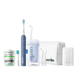 usmile C10 Water Flosser x P10 S Electric Toothbrush Travel Pack
