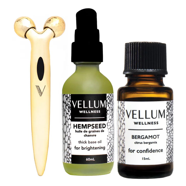 Vellum Wellness Mature Skin Kit with Essential Oils and Facial Roller product image 1