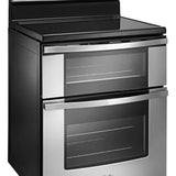 Whirlpool 30 in 6.7 cu ft. Stainless Steel Electric Double Oven Range with True European Convection product image 6